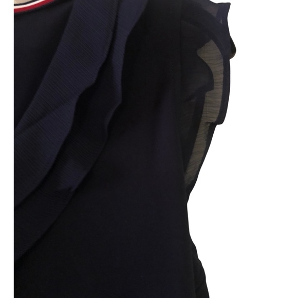 Beautiful navy blue blouse - Picture 4 of 6